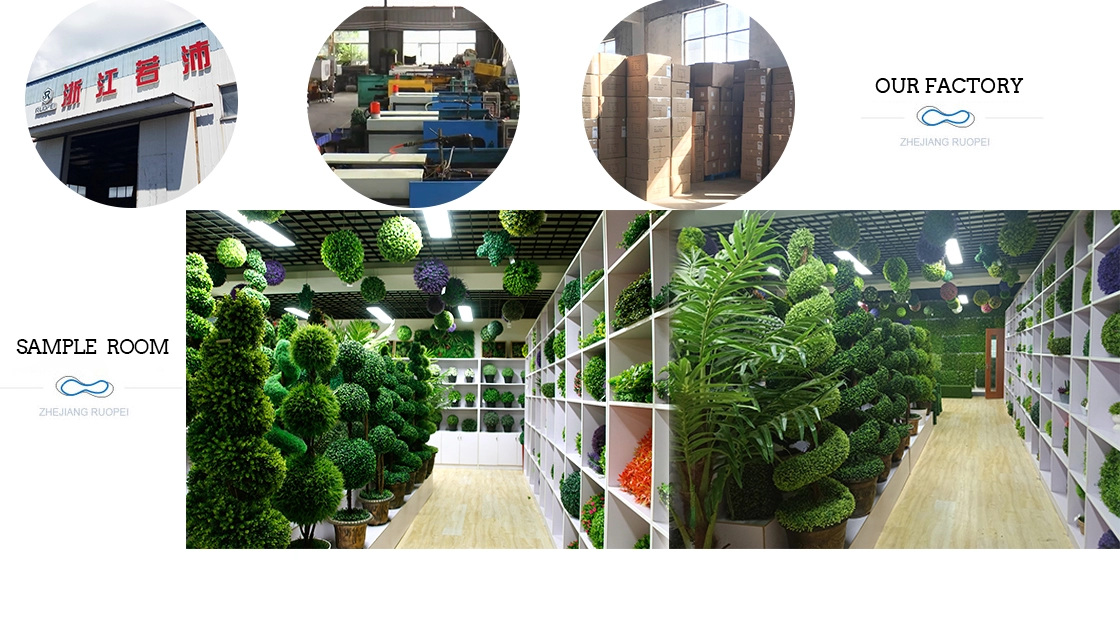 Topiaria de buxo de bola diretamente falso de fábrica para atacado