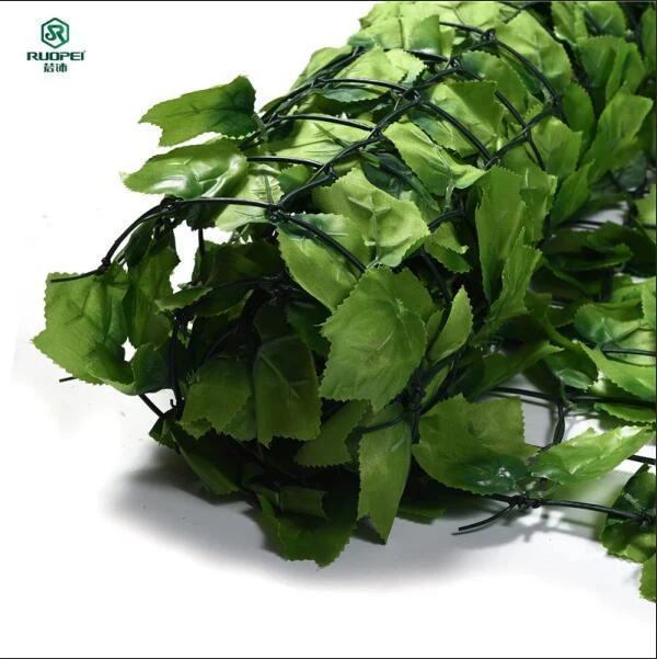 Artificial Leaves Fence
