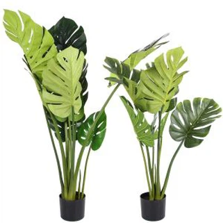 Folhas de bananeira de plástico árvores